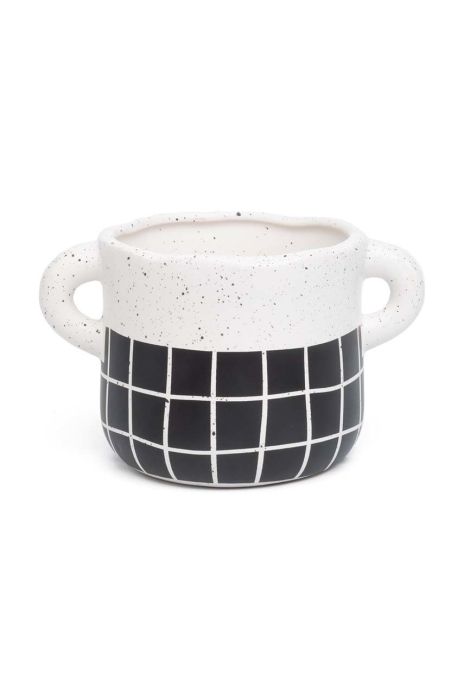 Декоративна ваза Helio Ferretti колір чорний (2953318) Декоративна ваза Helio Ferretti колір чорний (2953318)