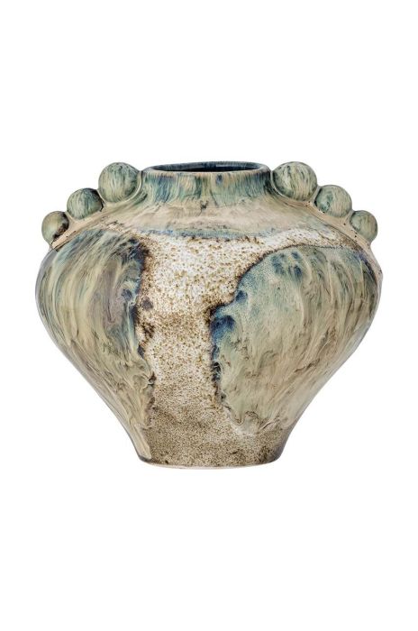 Декоративна ваза Bloomingville Cophia колір блакитний Декоративна ваза Bloomingville Cophia колір блакитний