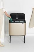 Смітник Brabantia Bo Touch Hi, 3 x 11 L колір жовтий (3002358) Смітник Brabantia Bo Touch Hi, 3 x 11 L колір жовтий (3002358)
