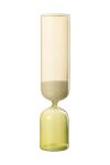 Настільний пісочний годинник J-Line Glass Green колір зелений Настільний пісочний годинник J-Line Glass Green колір зелений