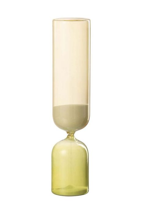 Настільний пісочний годинник J-Line Glass Green колір зелений Настільний пісочний годинник J-Line Glass Green колір зелений