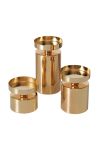 Набір свічників Boltze Meril 3-pack колір жовтий Набір свічників Boltze Meril 3-pack колір жовтий