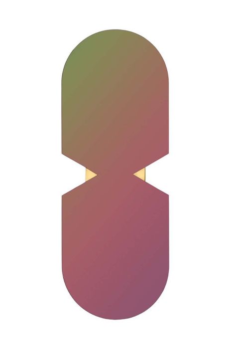 Настінне дзеркало AYTM Verto колір барвистий (3323496) Настінне дзеркало AYTM Verto колір барвистий (3323496)