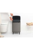 Смітник Brabantia Bo Bin Hi 12 L колір сірий (3385125) Смітник Brabantia Bo Bin Hi 12 L колір сірий (3385125)