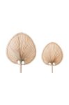 Декорація настінна Bloomingville 2-pack колір бежевий (3473169) Декорація настінна Bloomingville 2-pack колір бежевий (3473169)
