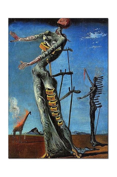 Репродукція Salvador Dali, P?on?ca ?yrafa 40x50 cm колір барвистий