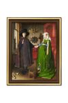 Репродукція Jan van Eyck, Portret ma??onkow Arnolfinich 24 x 29 cm колір барвистий Репродукція Jan van Eyck, Portret ma??onkow Arnolfinich 24 x 29 cm колір барвистий