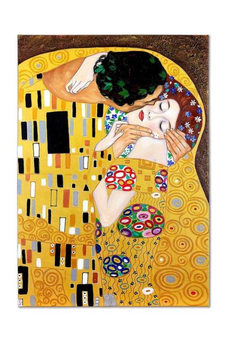 Репродукція, написана маслом Gustav Klimt, Poca?unek 50 x 70 cm колір барвистий