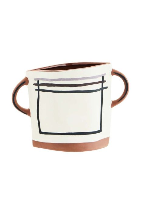 Декоративна ваза Madam Stoltz колір барвистий (3620940) Декоративна ваза Madam Stoltz колір барвистий (3620940)