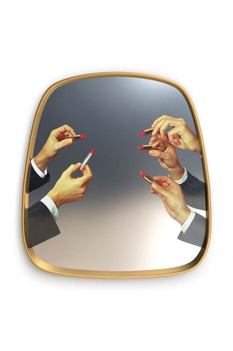 Настінне дзеркало Seletti Lipsticks колір барвистий