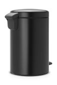 Смітник Brabantia NewIcon 12 L колір чорний (3620021) Смітник Brabantia NewIcon 12 L колір чорний (3620021)