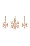 Декорація Swarovski Festive Onament Set Annual Edition 2022 3-pack колір прозорий Декорація Swarovski Festive Onament Set Annual Edition 2022 3-pack колір прозорий