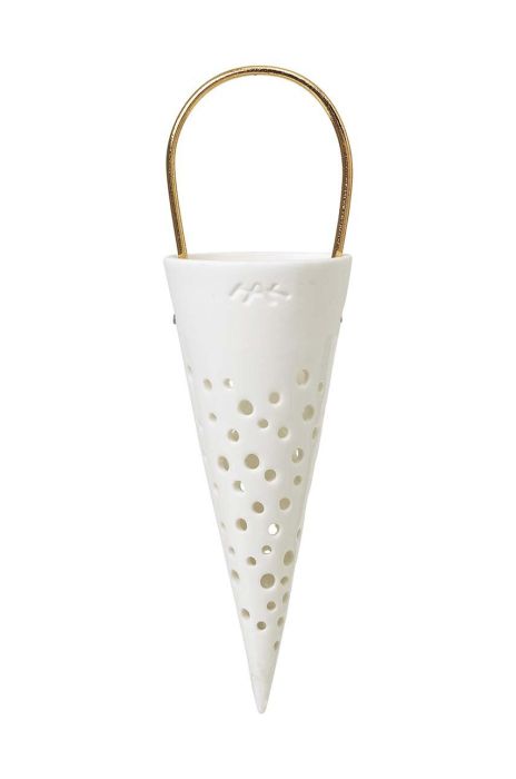 Новорічна прикраса K?hler Nobili колір білий (3690160) Новорічна прикраса K?hler Nobili колір білий (3690160)