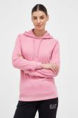 Спортивний костюм лаунж EA7 Emporio Armani колір рожевий Спортивний костюм лаунж EA7 Emporio Armani колір рожевий