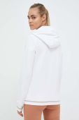 Кофта EA7 Emporio Armani жіноча колір білий з капюшоном з принтом (3243909)