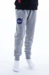 Дитячі спортивні штани Alpha Industries Nasa Jogger колір сірий Дитячі спортивні штани Alpha Industries Nasa Jogger колір сірий