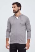 Бавовняний спортивний костюм EA7 Emporio Armani чоловічий колір сірий Бавовняний спортивний костюм EA7 Emporio Armani чоловічий колір сірий