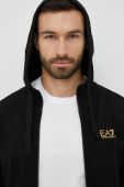 Бавовняний спортивний костюм EA7 Emporio Armani чоловічий колір чорний (2484042)