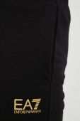 Бавовняний спортивний костюм EA7 Emporio Armani чоловічий колір чорний (2484042)