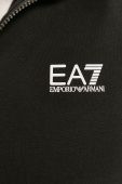 Бавовняний спортивний костюм EA7 Emporio Armani чоловічий колір чорний (1285520)