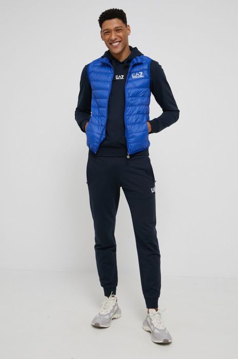 Бавовняний спортивний костюм EA7 Emporio Armani чоловічий колір синій (2451971) Бавовняний спортивний костюм EA7 Emporio Armani чоловічий колір синій (2451971)