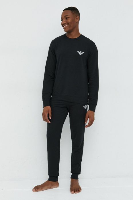 Спортивний костюм Emporio Armani Underwear чоловічий колір чорний (2795689)