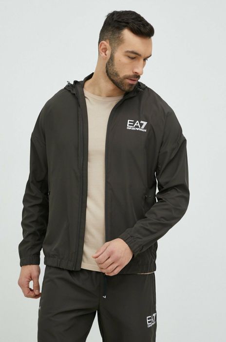 Спортивний костюм EA7 Emporio Armani чоловічий колір зелений Спортивний костюм EA7 Emporio Armani чоловічий колір зелений