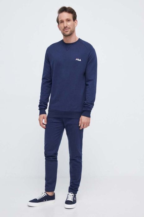 Бавовняний спортивний костюм Fila колір синій (3647675) Бавовняний спортивний костюм Fila колір синій (3647675)
