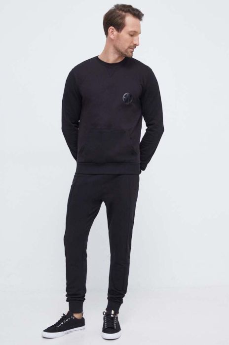 Бавовняний спортивний костюм Fila колір чорний (3647690) Бавовняний спортивний костюм Fila колір чорний (3647690)