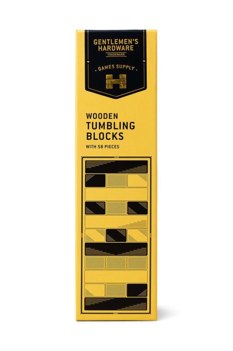 Gentelmen's Hardware Гра Wooden Tumbling Blocks колір жовтий Gentelmen's Hardware Гра Wooden Tumbling Blocks колір жовтий