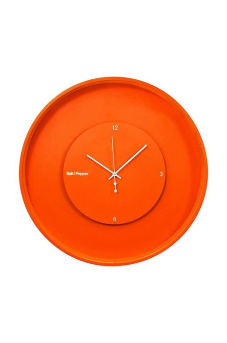 Настінний годинник S|P Collection zone колір помаранчевий Настінний годинник S|P Collection zone колір помаранчевий