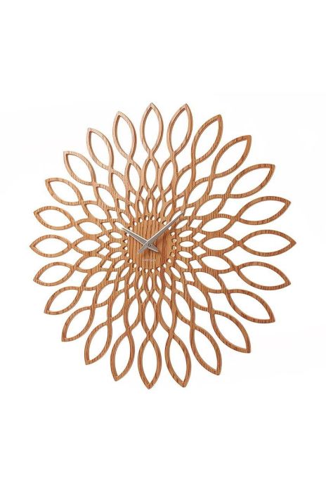 Настінний годинник Karlsson колір коричневий (2876812) Настінний годинник Karlsson колір коричневий (2876812)