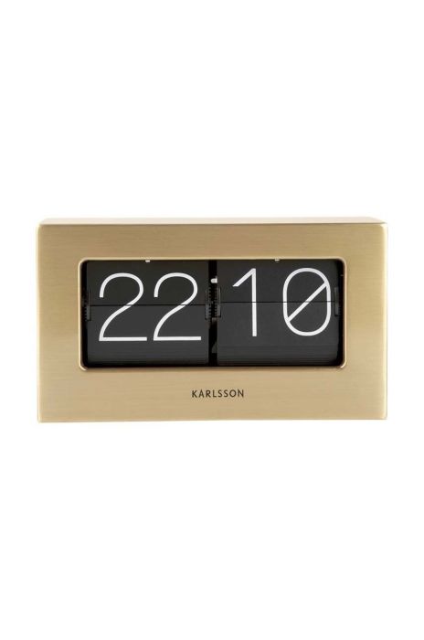 Перекидний годинник Karlsson Boxed Flip колір жовтий (2986904) Перекидний годинник Karlsson Boxed Flip колір жовтий (2986904)