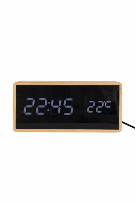 Будильник Karlsson LED Tube колір бежевий