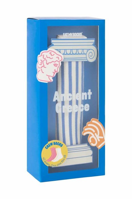 Шкарпетки Eat My Socks Ancient Greece 2-pack колір барвистий Шкарпетки Eat My Socks Ancient Greece 2-pack колір барвистий
