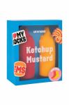 Шкарпетки Eat My Socks Ketchup & Mustard 2-pack колір барвистий Шкарпетки Eat My Socks Ketchup & Mustard 2-pack колір барвистий
