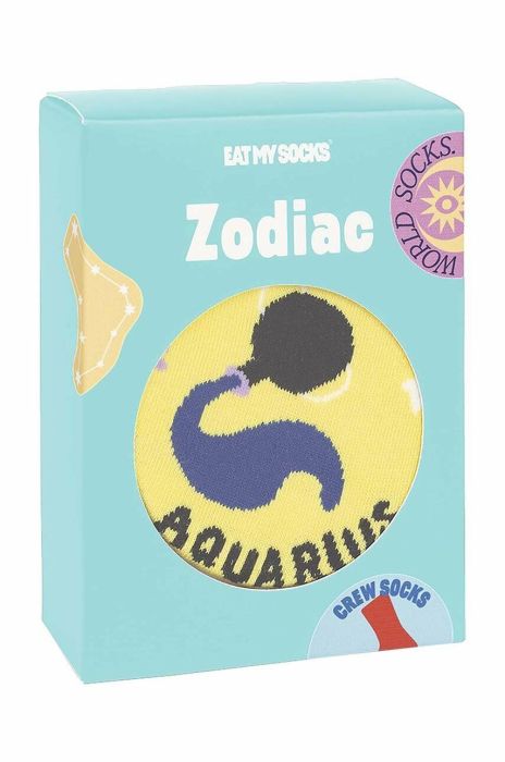 Шкарпетки Eat My Socks Zodiac Aquarius колір барвистий