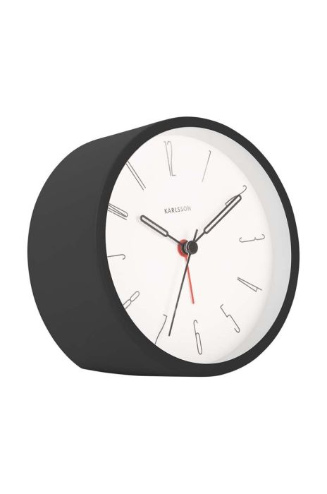 Будильник Karlsson колір чорний (3146829) Будильник Karlsson колір чорний (3146829)