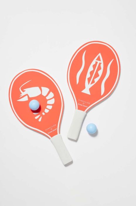 Ракетки та м'ячики для пляжного тенісу SunnyLife De Playa Coral колір барвистий Ракетки та м'ячики для пляжного тенісу SunnyLife De Playa Coral колір барвистий