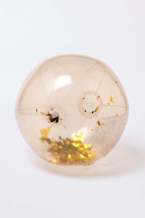 Пляжний м'яч SunnyLife Disco Gold колір жовтий Пляжний м'яч SunnyLife Disco Gold колір жовтий