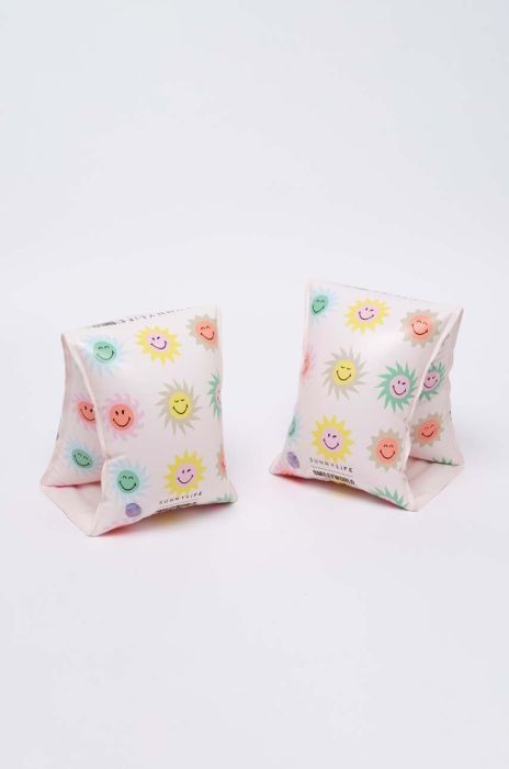 Нарукавники дитячі SunnyLife Buddy Float Bands x SmileyWorld®? 2-pack колір барвистий Нарукавники дитячі SunnyLife Buddy Float Bands x SmileyWorld®? 2-pack колір барвистий