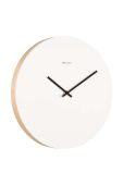 Настінний годинник Karlsson колір білий (3374522)