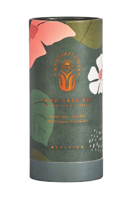 Дорожній набір для догляду за руками Wanderflower Hand Care Kit 4-pack колір барвистий