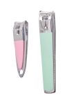 Кусачки для нігтів Danielle Beauty Pastel Nail Clipper Duo 2-pack колір барвистий Кусачки для нігтів Danielle Beauty Pastel Nail Clipper Duo 2-pack колір барвистий