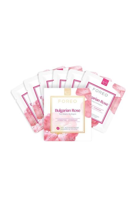 Активована зволожуюча маска для тьмяної шкіри ufo FOREO Bulgarian Rose 6-pack колір барвистий Активована зволожуюча маска для тьмяної шкіри ufo FOREO Bulgarian Rose 6-pack колір барвистий