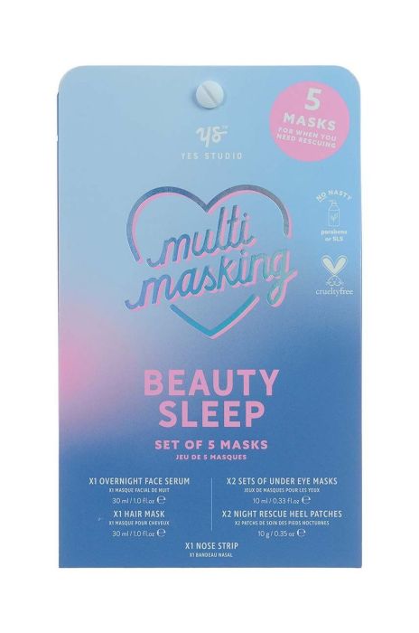 Набір масок Yes Studio Beauty Sleep 5-pack колір барвистий Набір масок Yes Studio Beauty Sleep 5-pack колір барвистий