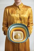 Brabantia Набір мисок з пресом для цитрусових колір барвистий