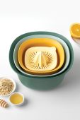 Brabantia Набір мисок з пресом для цитрусових колір барвистий