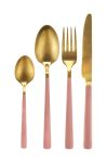 Miss Etoile Набір столових приладів (4-pack) колір рожевий