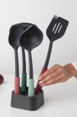 Brabantia Набір кухонних аксесуарів з підставкою (5-pack) колір барвистий
